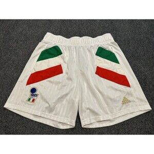 Adidas Italy National Team 2022 Icon Shorts Men’s Size Medium White